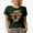 Military Green, variant on Overstimulated Moms Club, Wavy Text & Melting Smiling Face, Mother's Day Gift, Navy Blue T-Shirt, XL