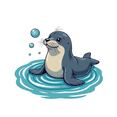 thumbnail image 6 of cartoon Seal Theme Stickers, Waterproof Seal Theme Sticker for Water Bottle Laptop Phone Cases Planner Skateboard Luggage Helmet Party Favor Decor, Ideal for Adults Teens Teacher Rewards, 6 of 9