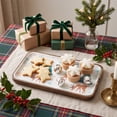 thumbnail image 6 of Christmas Printed Serving Tray with Wooden Rim Decorative Tray for Storing Cookies Desserts Tabletop Holiday Decoration, 6 of 6