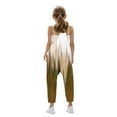 thumbnail image 6 of MKOSPLRT One Piece Jumpsuits for Girl V Neck Spaghetti Strap Overalls Color Block Lounge Harem Long Jumpsuits Summer Jumpers with Pokcets, 6 of 8