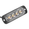 thumbnail image 4 of Led 12V 4LED Side Warning Lamp Yellow Light High Brightness IPX-4 Waterproof for Car Motorcycle Truck, 4 of 8