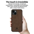 thumbnail image 3 of Nalacover Case for iPhone 15,Slim Luxury Premium PU Leather Non-Slip Grip Shockproof Bumper Anti-Scratch [ with Tempered Glass Screen Protector ] Cases For iPhone 15, Brown, 3 of 8