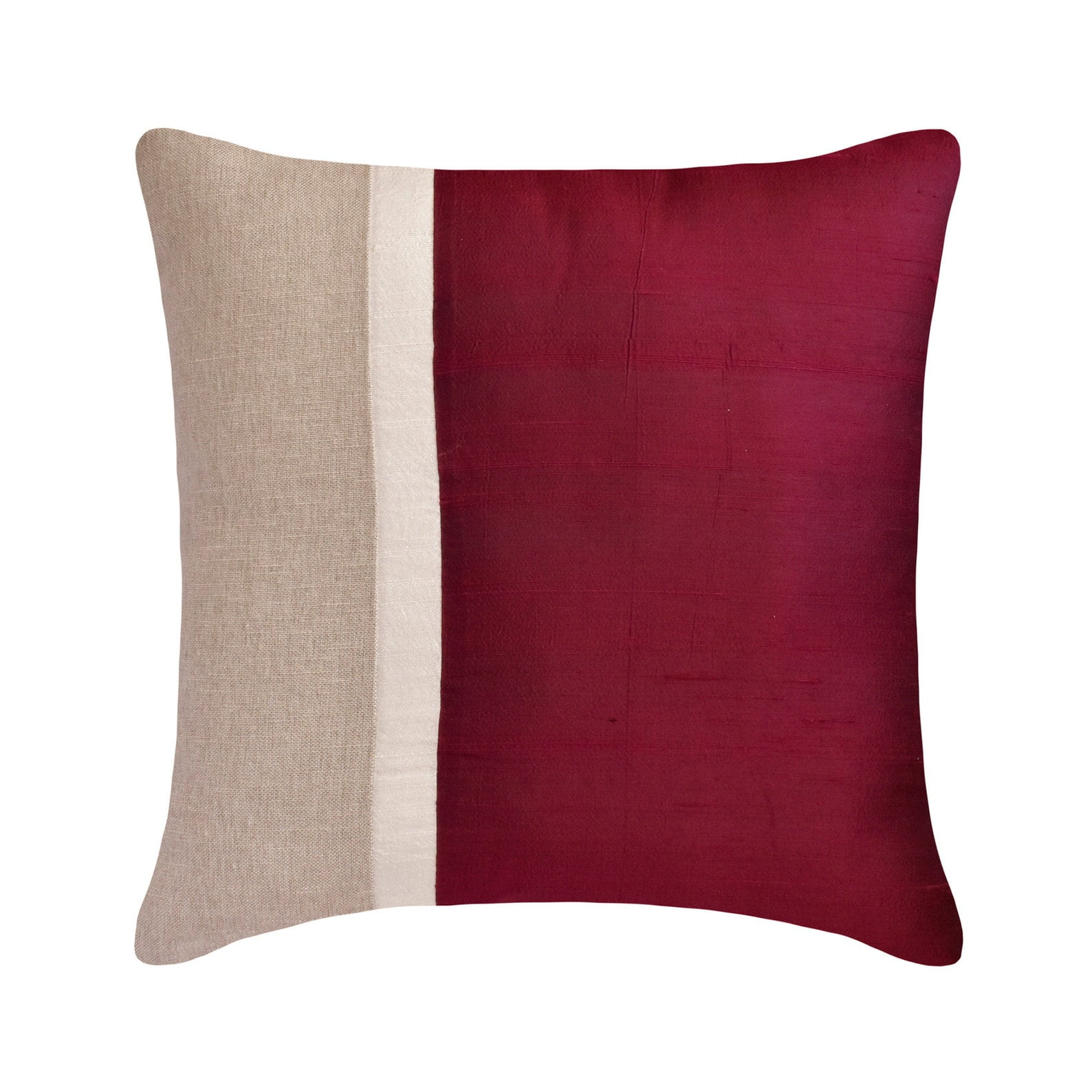 The HomeCentric Decorative Cranberry 16"x16" (40x40 cm) Throw Pillows
