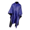 thumbnail image 2 of Chubasquero con capucha y cordón de EVA, reutilizable, impermeable, para hombre y mujer, para montar a caballo. Violeta, 2 of 9
