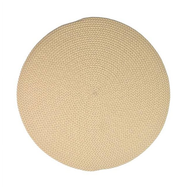 Colonial Mills IB06R070X070 Tapis de Porte en Chevron Tissé Ibiza de 70 x 70 Po&44; Jaune