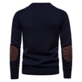 thumbnail image 4 of Chandail-Over Mode Automne Hiver pour Hommes, Design Patch, Coupe Régulière, Confortable, Chaud, Élégant, Décontracté, 4 of 6