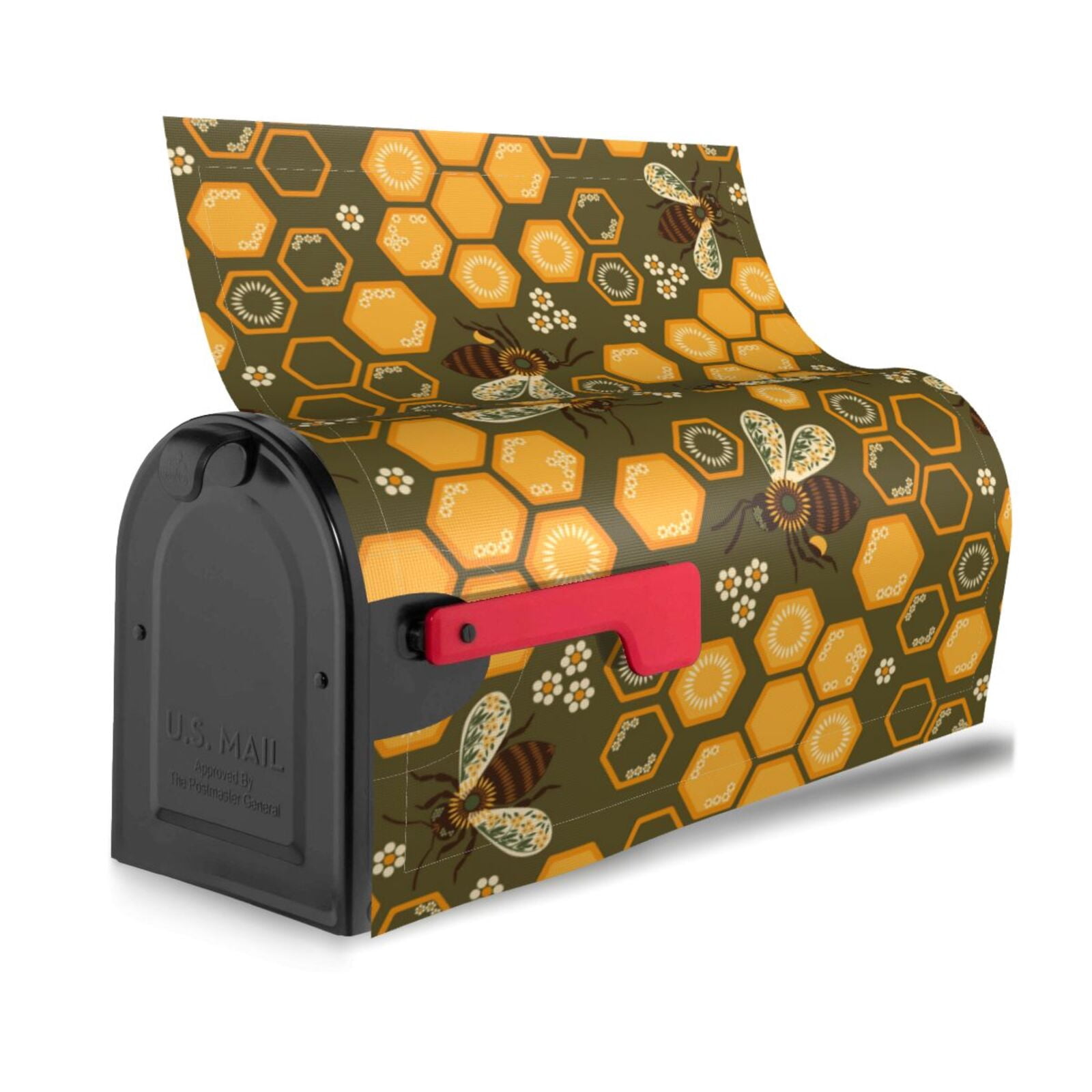 Kdxio Magnetic Mailbox Cover 21x18 in Mailbox Cover Outdoor Decoration Holiday Mailbox Covers for Home Garden Yard-21x18 in