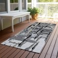 thumbnail image 3 of Addison Rugs Chantille Indoor/Outdoor Transitional Abstract Gray Machine Washable Runner Rug, 2'3" x 7'6", 3 of 8