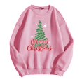 thumbnail image 3 of Women's Christmas Merry Letters Casual Long Sleeved Hoodie, 3 of 3