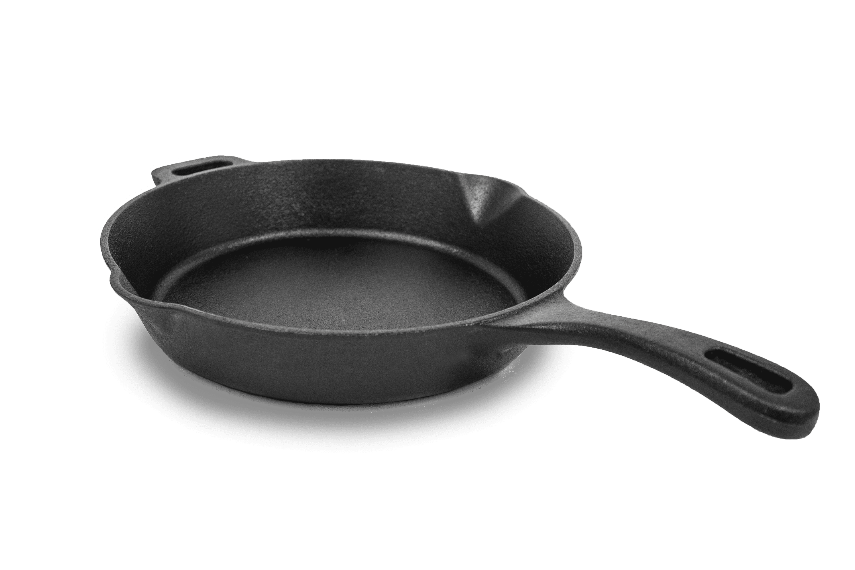 10 Inch Nonstick Cast Iron Grill Pan With Dual Handle Pre-Seasoned Skillet Black 