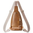 thumbnail image 2 of GAEKEAO Sling Bag for Women Crossbody Bags Fanny Pack Vegan Leather Chest Bag Travel Shoulder Belt Purse Backpack Gifts, 2 of 7