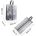 thumbnail image 3 of Bolsas de viaje para zapatos, bolsa de almacenamiento de zapatos portátil, impermeable, con asa para hombres y mujeres, 3 of 8