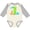 Natural and Heather, variant on Inktastic Dinosaur First Birthday Party Boys or Girls Long Sleeve Baby Bodysuit