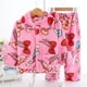 thumbnail image 1 of Pijamas de Otoño/Invierno para niñas, conjunto de 2 uds. De ropa para niños, bata infantil de franela, juegos de ropa de lana, 1 of 4