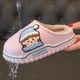 thumbnail image 4 of Zapatillas de invierno para niños y niñas, antideslizantes, con suela suave, bonitas zapatillas de algodón impermeables con dibujos animados para bebés, 4 of 6