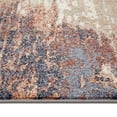 thumbnail image 3 of 10' Rust Abstract Power Loom Runner Rug, 3 of 9