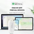 thumbnail image 2 of Bluetooth Tracker, Keys Finder and Item Tracker Tags MFI Certification for Car Keys and Phones Bags and More Remote Control Finder Full Global Coverage Phone Finder iOS Compatible White, 2 of 8
