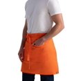 thumbnail image 4 of Delantal Chef Works Unisex Media Bistro Mandarina Talla Única, 4 of 5