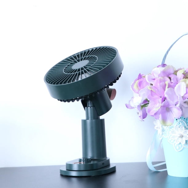 Ventilador con Clip, Mini ventilador de escritorio USB recargable silencioso portátil para cochecito ventilador colgante para en BLESIY Mini clip en ventilador