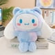 thumbnail image 3 of Muñecos de peluche Kawaii Sanrio de 25 cm, Kuromi, Hello Kitty, Melody, Cinnamoroll, muñecos de peluche suaves, almohadas de peluche, regalos de Navidad, 3 of 5