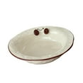 thumbnail image 3 of Ensaladera de cerámica, recipiente para alimentos, versátil, decorativa, redonda, sencilla, para servir, vajilla para restaurante, cafetería y hogar. Lámina, 3 of 8