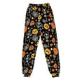 thumbnail image 4 of Yuncity Men's Halloween Pajama Pants Casual Comfortable Relaxed Fit Printed Design for Daily Wear Outdoor Autumn Winter Pajamas Pants Orange Xxl, 4 of 4