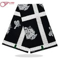 thumbnail image 2 of Veritable Wax 100% Cotton African Wax Fabric Nigerian Ankara Block Prints Batik Fabric   Pagne For Sewing VL-104, 2 of 7