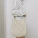 thumbnail image 3 of Bolsos de hombro de punto para mujer Bolso de compras tejido de gran capacidad (Beige) Likrtyny  Para estrenar, 3 of 9