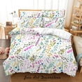 thumbnail image 1 of 3D Floral Leaf Quilt Cover Set Bedding Set Duvet Cover Pillowcase 530, 1 of 3