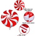 thumbnail image 3 of YUJUN Set de 23 globos de papel aluminio con bastones de caramelo para Navidad, 3 of 7