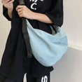 thumbnail image 2 of Bolso grande de nailon con forma de bola de masa bandolera unisex con correa ajustable, 2 of 5