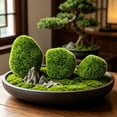 thumbnail image 2 of Micro Landscape Ornaments Artificial Moss Natural Texture Stable Non-Slip Base Moss for Miniature Garden Decoration, 2 of 8