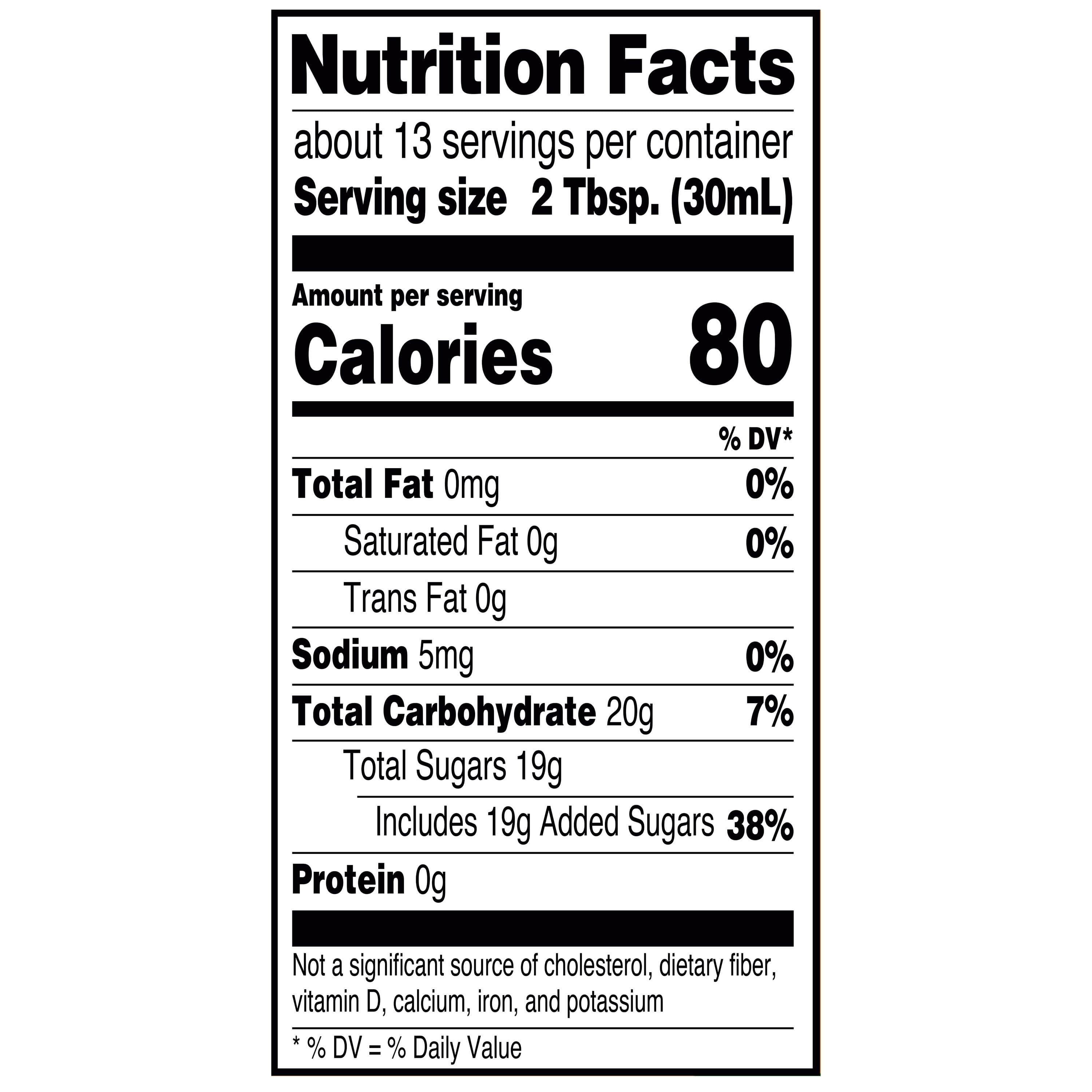 Great Value Caramel Flavored Syrup 12.7 fl oz