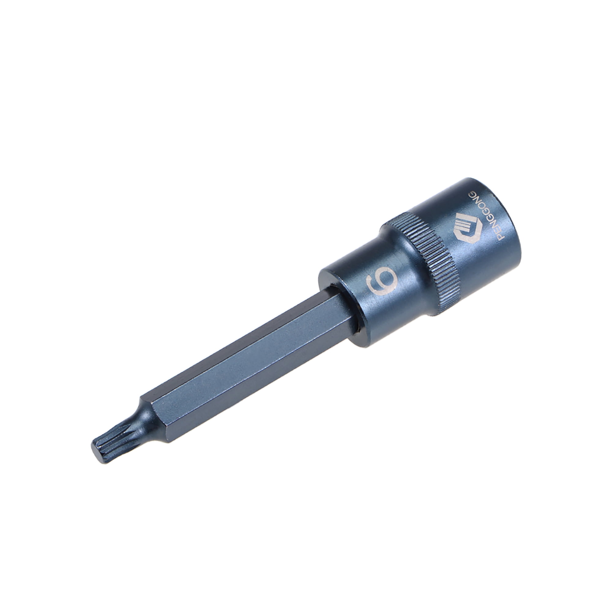 1/2Inch Drive x M6 Triple Square Spline Bit Socket, Metric 4 Inch