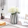 thumbnail image 6 of Artificial Hydrangea Flower, 5 PCS Realistic Single Long Stem Silk Hydrangea Bouquets for Wedding Home Hotel Party Decoration Flower Arrangement Orange, 6 of 6