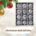 thumbnail image 4 of D-GROEE Christmas Balls Ornaments, 12Pcs Christmas Tree Decorations, Shatterproof Christmas Hanging Balls Set with Hooks for X-mas Party Wedding Holiday, 4 of 6