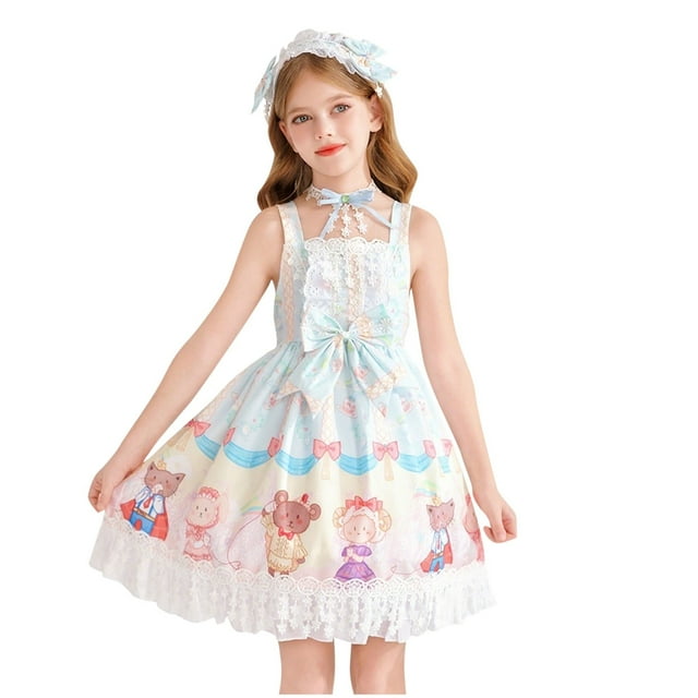 Robe Bébé Fille Bière Festival Soubrette Dentelle Princesse Robe Filles
