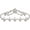 Rustic White, variant on Comfify Brown Cast Iron Wall Hanger – 5 Hooks – Fleur-de-Lis – 12.6" x 5.9"