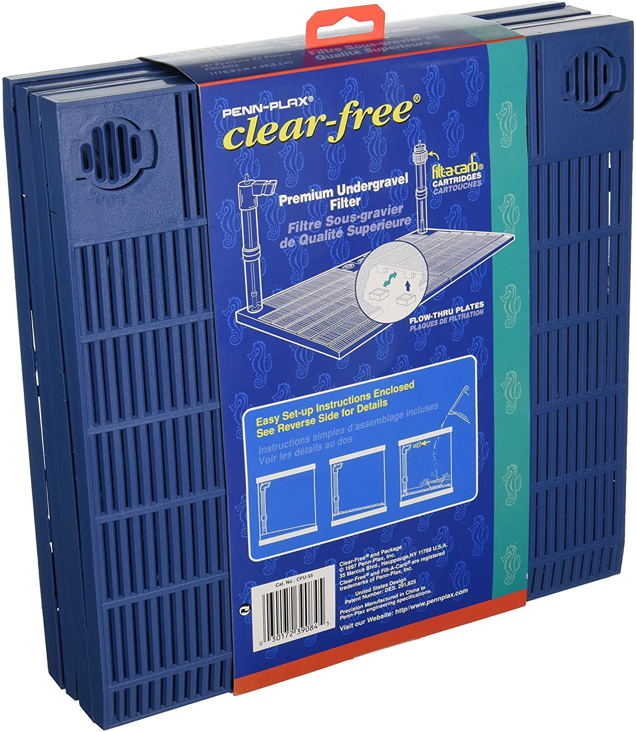 Penn-Plax Premium Under Gravel Filter System for 40-55 Gallon Tanks
