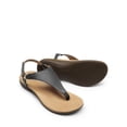 thumbnail image 4 of Sandalias Planas Ortopédicas con Soporte para el Arco en Gris para Mujer DREAM PAIRS, 4 of 9