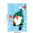 thumbnail image 3 of Christmas Theme Window Sticker Elk Snowflake Santa Claus Window Decorations Clings Decal Stickers Portable No Adhesive Stickers (A10), 3 of 3