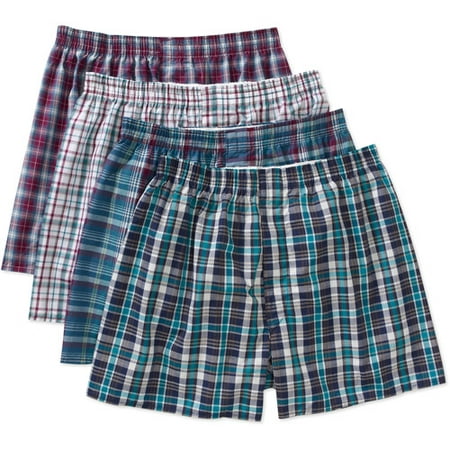 Fruit of the Loom - Men's Boxer Shorts, Bonus 3+1 Pack - Walmart.com