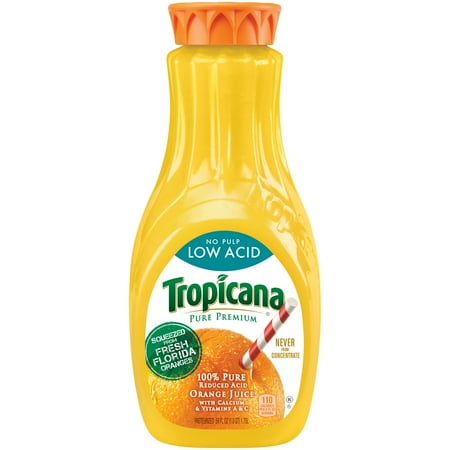 Tropicana Pure Premium, No Pulp Low Acid Orange Juice, 59 Fl. Oz.