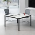 thumbnail image 4 of Free Shipping Long Office Desk Conference Floor Designer Minimalist Computer Desks Study White Mesa Escritorio Modern Furniture My Lux Decor Round, 4 of 17