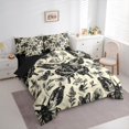 thumbnail image 3 of Homewish Hippie Moth Teens Bedding Comforter Set 7pcs, Magic Bohemian Butterfly Queen Bedding Sets, Rustic Flower Plant Reversible Queen Sheet Sets, Luxury Bedroom Decor, 3 of 7