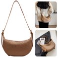 thumbnail image 1 of Bolso Hombro Mujer Pu Tejido Casual 8243 Caqui, 1 of 9