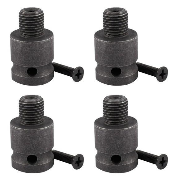 4X 1/2inch Drill Chuck Adaptor for Impact Wrench Conversion 1/2-20Unf with 1 Pc Screw