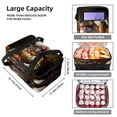 thumbnail image 3 of Thanksgiving Insulated Double Layered Lunch Bag with Two Compartments, Large Capacity, and Handheld Design - 7.1x11.4x16.1 Inches, 3 of 6