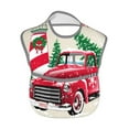 thumbnail image 2 of Bingfone Mess-Proof Baby Bib - Waterproof Bib For Baby Boy Or Girl With Food Catcher Pocket, Unisex-Merry Christmas 1, 2 of 8