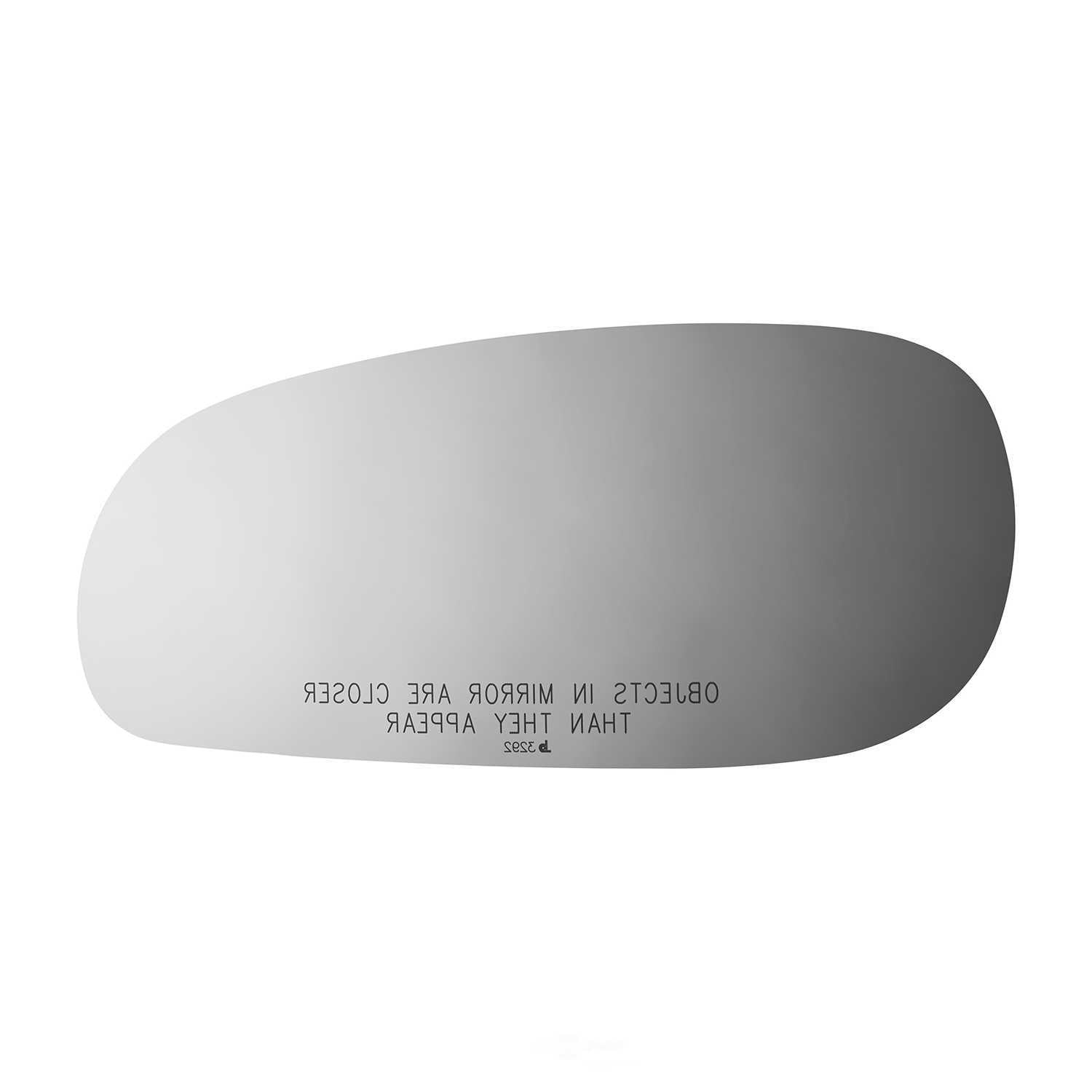 Burco Side View Mirror Replacement Glass - Clear Glass - 3292